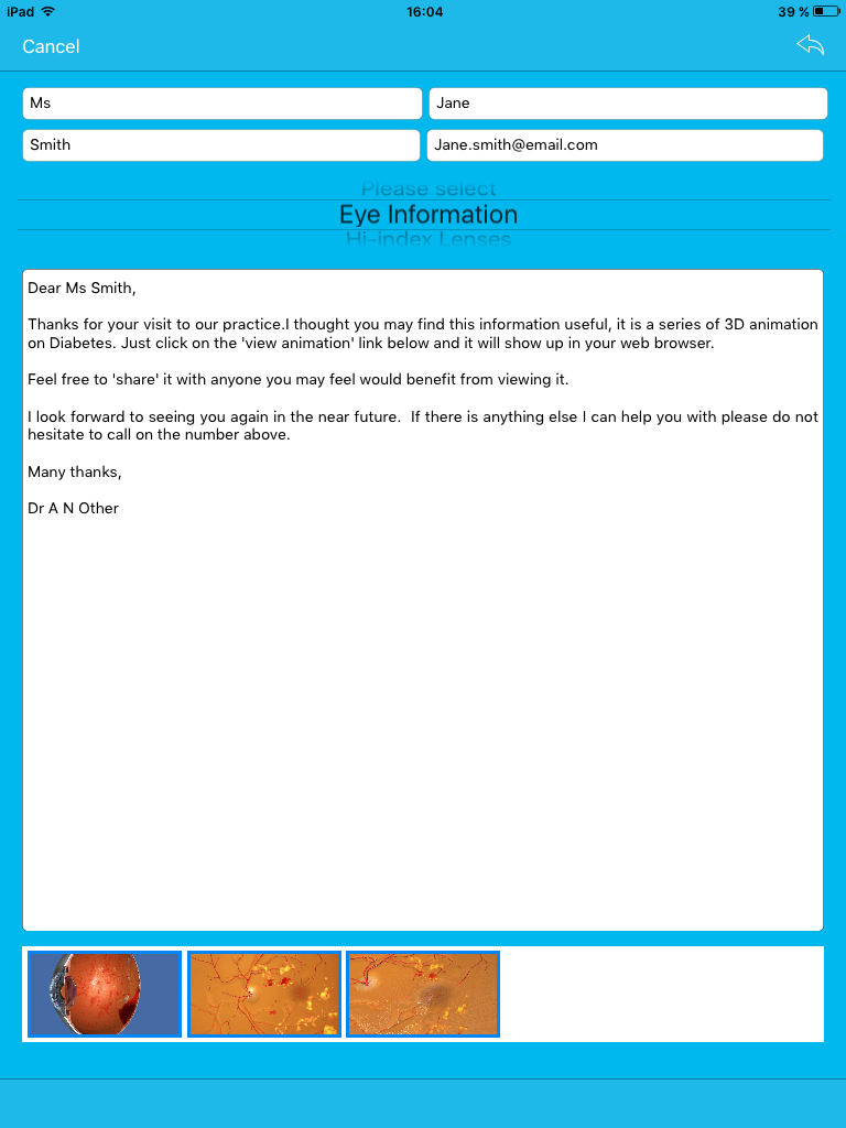 email for patient education